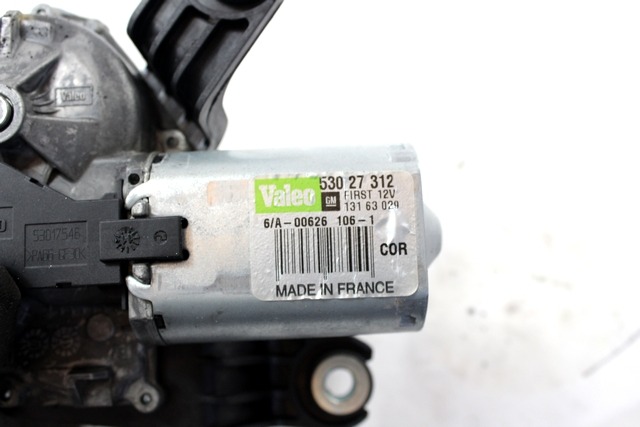 MOTORCEK ZADNJEGA BRISALCA OEM N. 13163029 ORIGINAL REZERVNI DEL OPEL CORSA D R S07 (02/2011 - 2014) DIESEL LETNIK 2011