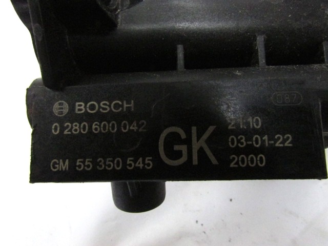 SESALNI KOLEKTOR OEM N. 55350545 ORIGINAL REZERVNI DEL OPEL AGILA A H00 (2000 - 2008) BENZINA LETNIK 2001