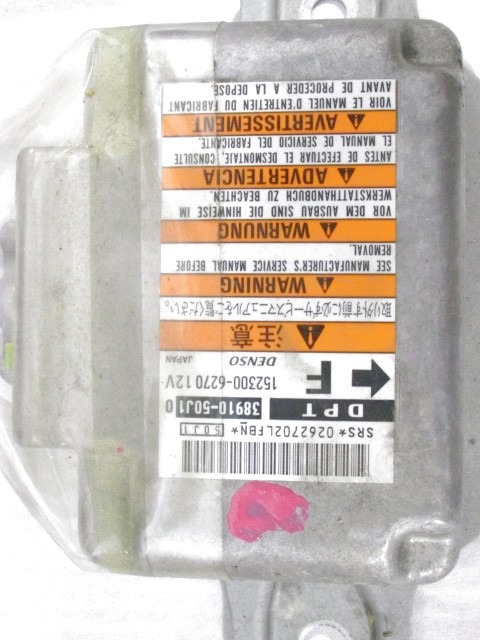 KIT AIRBAG KOMPLET OEM N. 38910-50J10 ORIGINAL REZERVNI DEL SUZUKI GRAND VITARA FT HT GT MK1 (1999 - 2006) DIESEL LETNIK 2005