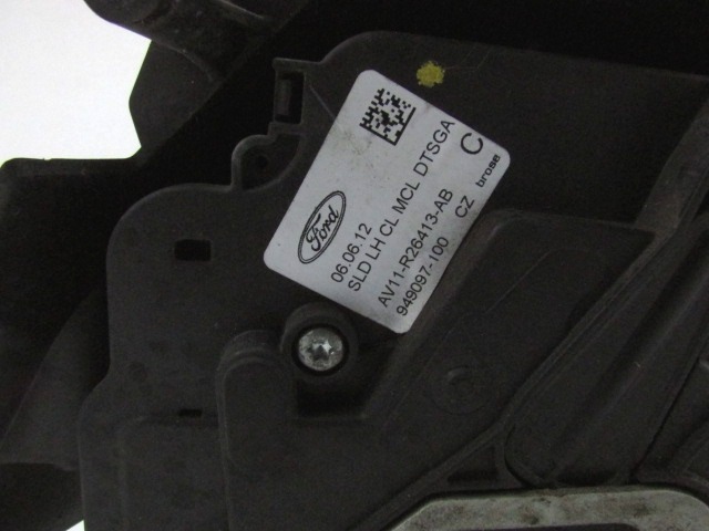 CENTRALNA KLJUCAVNICA ZADJIH LEVIH VRAT OEM N. AV1A-R26413-AB ORIGINAL REZERVNI DEL FORD BMAX JK (2012 - 2018)DIESEL LETNIK 2013