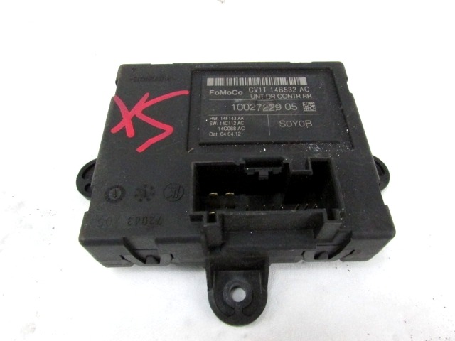 RACUNALNIK VRAT IN STEKEL OEM N. CV1T-14B532-AC ORIGINAL REZERVNI DEL FORD BMAX JK (2012 - 2018)DIESEL LETNIK 2013