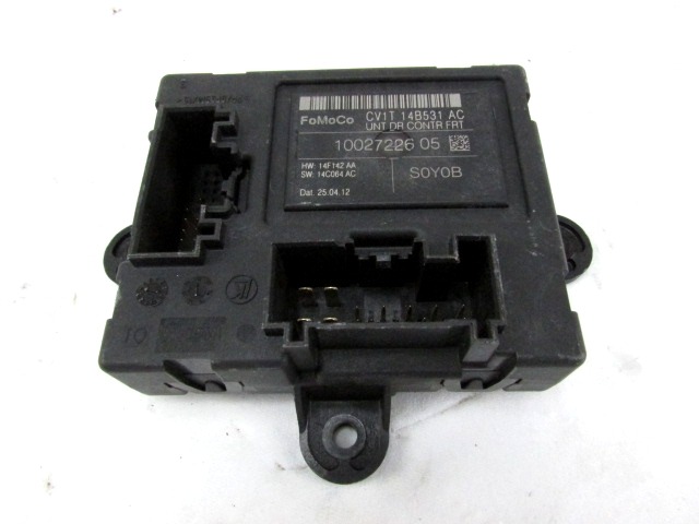 RACUNALNIK VRAT IN STEKEL OEM N. CV1T-14B531-AC ORIGINAL REZERVNI DEL FORD BMAX JK (2012 - 2018)DIESEL LETNIK 2013