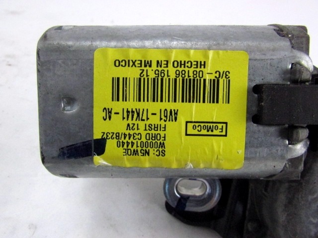 MOTORCEK ZADNJEGA BRISALCA OEM N. AV61-17K441-AC ORIGINAL REZERVNI DEL FORD BMAX JK (2012 - 2018)DIESEL LETNIK 2013