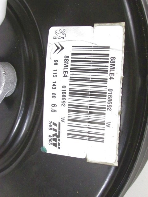 SERVO OJACEVALNIK ZAVOR S PUMPO OEM N. 9811514380 ORIGINAL REZERVNI DEL PEUGEOT 208 CA CC MK1 (2012 -2019) DIESEL LETNIK 2015