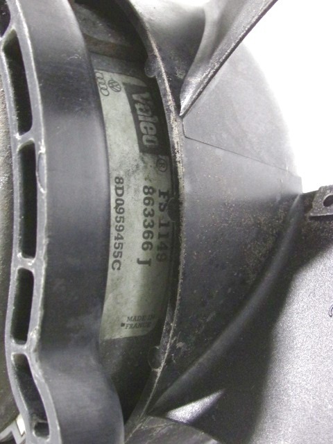 VENTILATOR HLADILNIKA OEM N. 8D0959455C ORIGINAL REZERVNI DEL AUDI A6 C5 4B 4B5 4B2 BER/SW (1997 - 2001) DIESEL LETNIK 2000