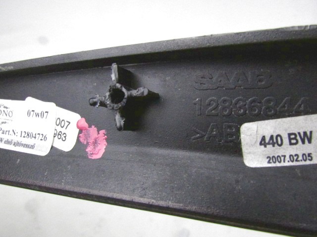 NOTRANJE OKRASNE LETVE  OEM N. 12836844 ORIGINAL REZERVNI DEL SAAB 9-3 YS3F MK2 BER/SW/CABRIO (2003 - 2006) DIESEL LETNIK 2007