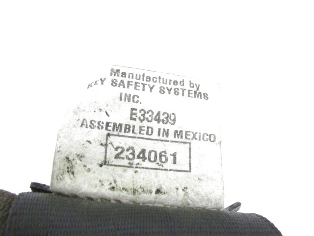 VARNOSTNI PAS OEM N. 04680509AC ORIGINAL REZERVNI DEL CHRYSLER VOYAGER/GRAN VOYAGER RG RS MK4 (2001 - 2007) DIESEL LETNIK 2007