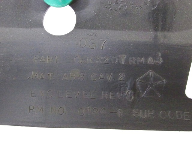 ARMATURNA PLO?CA OEM N. RW20TRMAB ORIGINAL REZERVNI DEL CHRYSLER VOYAGER/GRAN VOYAGER RG RS MK4 (2001 - 2007) DIESEL LETNIK 2007