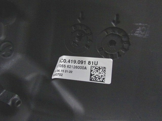 VOLAN OEM N. 6C0419091 ORIGINAL REZERVNI DEL VOLKSWAGEN POLO 6R1 6C1 R (02/2014 - 2017) DIESEL LETNIK 2015