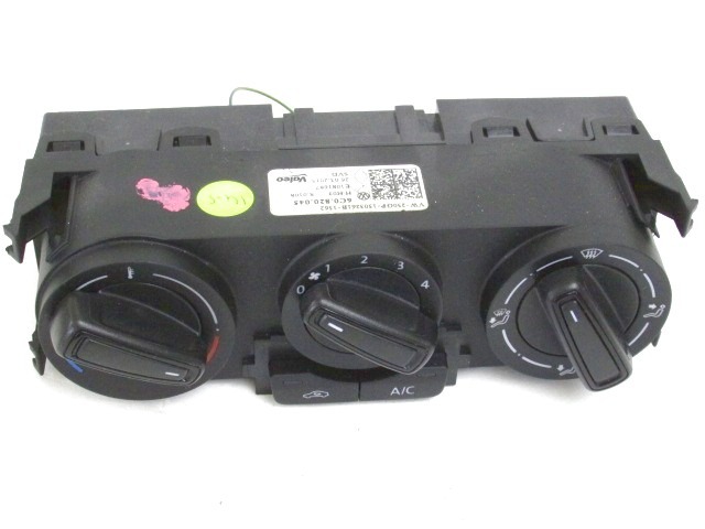 NADZOR KLIMATSKE NAPRAVE OEM N. 6C0820045 ORIGINAL REZERVNI DEL VOLKSWAGEN POLO 6R1 6C1 R (02/2014 - 2017) DIESEL LETNIK 2015