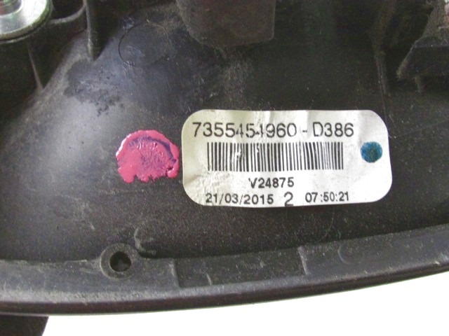 ZUNANJA KLJUKA ZADNJA DESNA VRATA OEM N. 7355454960 ORIGINAL REZERVNI DEL FIAT FIORINO 225 (2007 - 2016) BENZINA/METANO LETNIK 2015