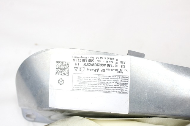 ZRACNA BLAZINA GLAVA LEVA OEM N. 5N0880741G ORIGINAL REZERVNI DEL VOLKSWAGEN TIGUAN 5N MK1 (2007 - 2011)DIESEL LETNIK 2010