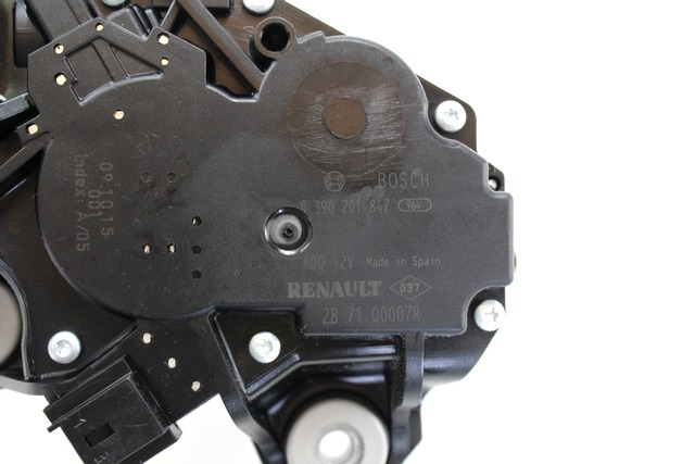 MOTORCEK ZADNJEGA BRISALCA OEM N. 287100007R ORIGINAL REZERVNI DEL RENAULT MEGANE MK3 BZ0/1 B3 DZ0/1 KZ0/1 BER/SPORTOUR/ESTATE (2009 - 2015) DIESEL LETNIK 2010