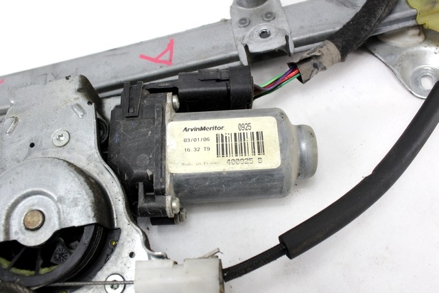 MEHANIZEM DVIGA SPREDNJIH STEKEL  OEM N. 19175 SISTEMA ALZACRISTALLO PORTA ANTERIORE ELETTR ORIGINAL REZERVNI DEL NISSAN NOTE E11 MK1 (2005 - 2013)BENZINA LETNIK 2006