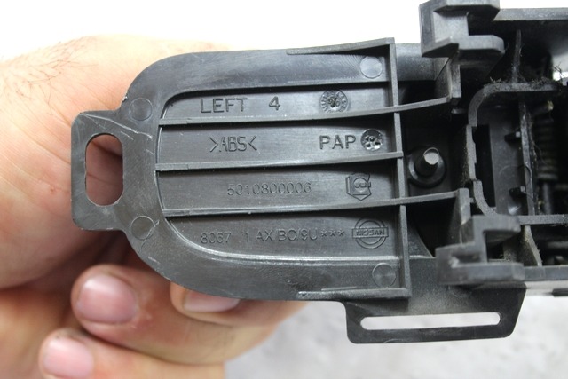 NOTRANJA KLJUKA  OEM N. 80671AX603 ORIGINAL REZERVNI DEL NISSAN NOTE E11 MK1 (2005 - 2013)BENZINA LETNIK 2006