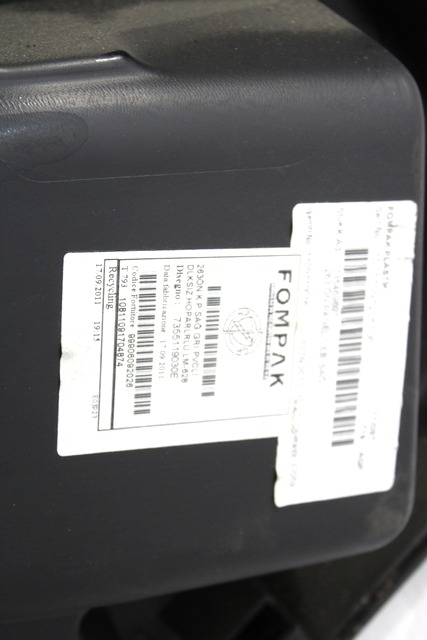 NOTRANJA OBLOGA SPREDNJIH VRAT OEM N. PNADTFTDOBLO263MK2FG2P ORIGINAL REZERVNI DEL FIAT DOBLO 263 MK2 (2009 -2015)DIESEL LETNIK 2011