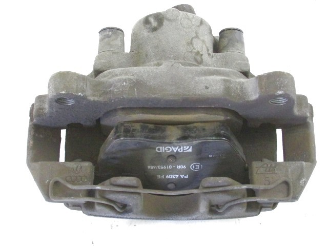 SPREDNJE DESNE ZAVORNE CELJUSTI  OEM N. 1K0615124E ORIGINAL REZERVNI DEL VOLKSWAGEN GOLF V 1K1 1K5 MK5 BER/SW (02/2004-11/2008) DIESEL LETNIK 2008