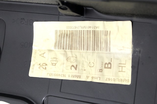 ROCNI SISTEM ZA DVIGOVANJE ZADNJEGA STEKLA  OEM N. 1449294 ORIGINAL REZERVNI DEL FORD FUSION JU R (03/2006 - 2012) BENZINA LETNIK 2009