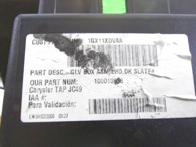 PREDAL ZA DOKUMENTE OEM N. 1GX11XDVAA ORIGINAL REZERVNI DEL DODGE JOURNEY (2008 - 2011) DIESEL LETNIK 2008