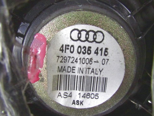 ZVOCNIKI OEM N. 4F0035415 ORIGINAL REZERVNI DEL AUDI A6 C6 4F2 4FH 4F5 BER/SW/ALLROAD (07/2004 - 10/2008) DIESEL LETNIK 2007