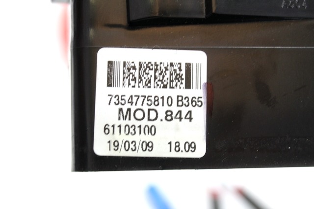 CENTRALNE PREZRACEVALNE SOBE  OEM N. 7354775810 ORIGINAL REZERVNI DEL LANCIA DELTA 844 MK3 (2008 - 2014) DIESEL LETNIK 2009