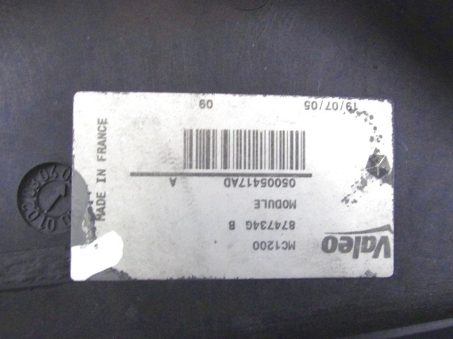 VENTILATOR HLADILNIKA OEM N. 05005417AD ORIGINAL REZERVNI DEL CHRYSLER VOYAGER/GRAN VOYAGER RG RS MK4 (2001 - 2007) DIESEL LETNIK 2006