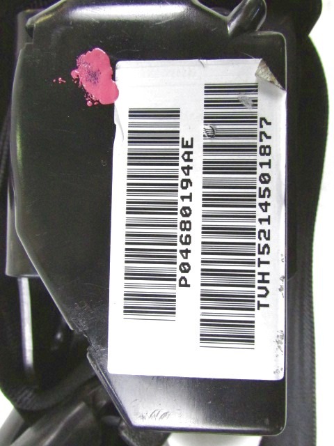 VARNOSTNI PAS OEM N. P04680194AE ORIGINAL REZERVNI DEL CHRYSLER VOYAGER/GRAN VOYAGER RG RS MK4 (2001 - 2007) DIESEL LETNIK 2006