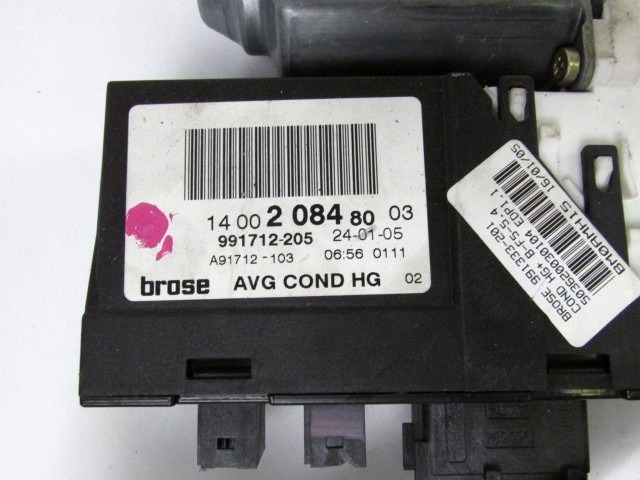 MEHANIZEM DVIGA SPREDNJIH STEKEL  OEM N. 16807 SISTEMA ALZACRISTALLO PORTA ANTERIORE ELETTR ORIGINAL REZERVNI DEL LANCIA PHEDRA 179 (06/2002 - 2008) DIESEL LETNIK 2005