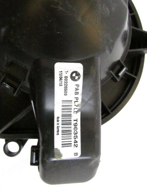 VENTILATOR  KABINE  OEM N. 64119350395 ORIGINAL REZERVNI DEL BMW SERIE 1 BER/COUPE F20/F21 (2011 - 2015) DIESEL LETNIK 2013