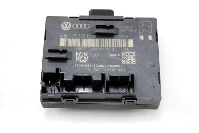 RACUNALNIK VRAT IN STEKEL OEM N. 4H0959795B ORIGINAL REZERVNI DEL VOLKSWAGEN TOUAREG 7P5 7P6 MK2 (2010 - 2018)DIESEL LETNIK 2010