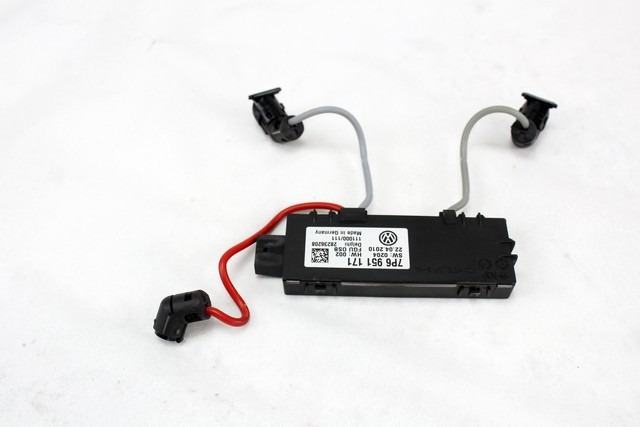 RACUNALNIK AVTOALARMA/BLOKADA MOTORJA OEM N. 7P6951171 ORIGINAL REZERVNI DEL VOLKSWAGEN TOUAREG 7P5 7P6 MK2 (2010 - 2018)DIESEL LETNIK 2010