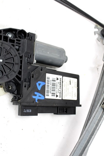 MEHANIZEM DVIGA SPREDNJIH STEKEL  OEM N. 18411 SISTEMA ALZACRISTALLO PORTA ANTERIORE ELETTR ORIGINAL REZERVNI DEL AUDI A4 B7 8EC 8ED 8HE BER/SW/CABRIO (2004 - 2007) DIESEL LETNIK 2005