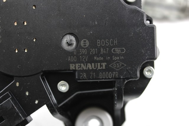 MOTORCEK ZADNJEGA BRISALCA OEM N. 287100007R ORIGINAL REZERVNI DEL RENAULT MEGANE MK3 BZ0/1 B3 DZ0/1 KZ0/1 BER/SPORTOUR/ESTATE (2009 - 2015) DIESEL LETNIK 2011