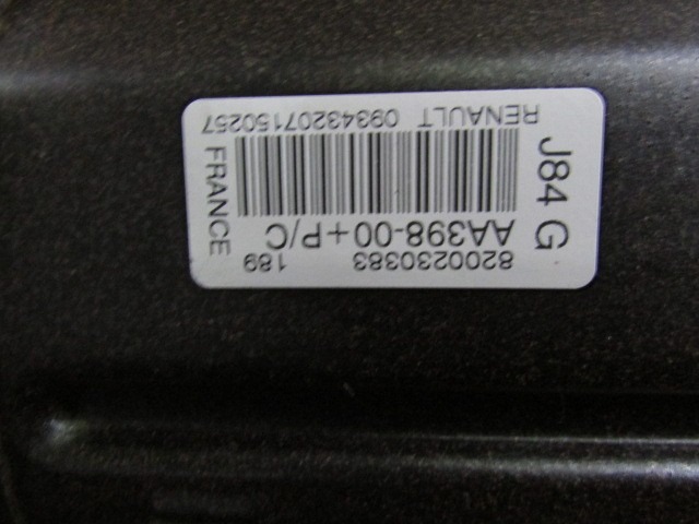 KIT AIRBAG KOMPLET OEM N. 23072 KIT AIRBAG COMPLETO ORIGINAL REZERVNI DEL RENAULT SCENIC/GRAND SCENIC JM0/1 MK2 (2003 - 2009) BENZINA LETNIK 2007