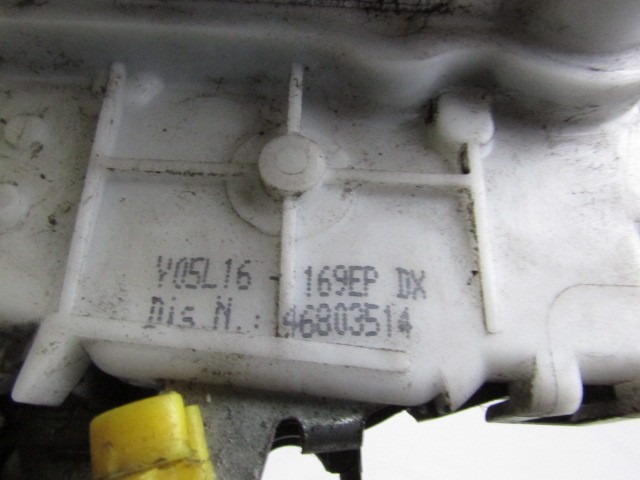 CENTRALNO ZAKLEPANJE ZADNJIH DESNIH VRAT OEM N. 46803514 ORIGINAL REZERVNI DEL FIAT PANDA 169 (2003 - 08/2009) DIESEL LETNIK 2006