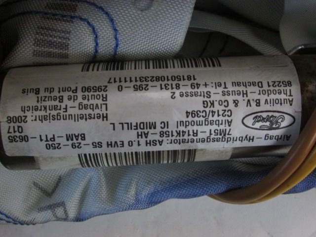 ZRACNA BLAZINA GLAVA LEVA OEM N. 7M51-R14K158-AH ORIGINAL REZERVNI DEL FORD FOCUS CMAX DM2 MK1 R (04/2007 - 2010) DIESEL LETNIK 2009