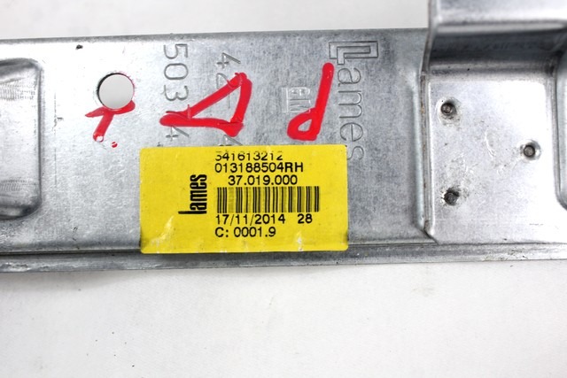 ROCNI SISTEM ZA DVIGOVANJE ZADNJEGA STEKLA  OEM N. 13188504 ORIGINAL REZERVNI DEL OPEL CORSA E X15 (2014 - 2019)BENZINA LETNIK 2015