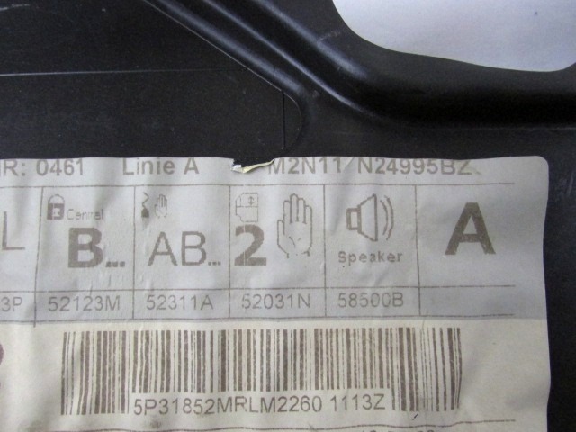 ROCNI SISTEM ZA DVIGOVANJE ZADNJEGA STEKLA  OEM N. 2N11-N24995-BZ ORIGINAL REZERVNI DEL FORD FUSION JU (2002 - 02/2006) BENZINA LETNIK 2005