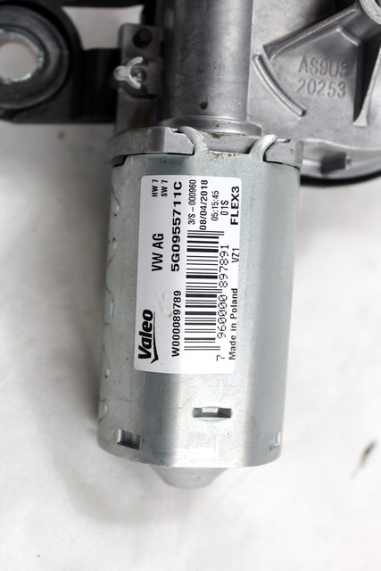 MOTORCEK ZADNJEGA BRISALCA OEM N. 5G0955711C ORIGINAL REZERVNI DEL VOLKSWAGEN GOLF VII 5G1 BQ1 BE1 BE2 BA5 BV5 MK7 R (2017 - 2019)BENZINA/METANO LETNIK 2018