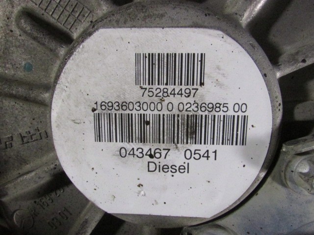 ROCNI MENJALNIK OEM N. 18264 CAMBIO MECCANICO ORIGINAL REZERVNI DEL MERCEDES CLASSE A W169 5P C169 3P (2004 - 04/2008) DIESEL LETNIK 2006