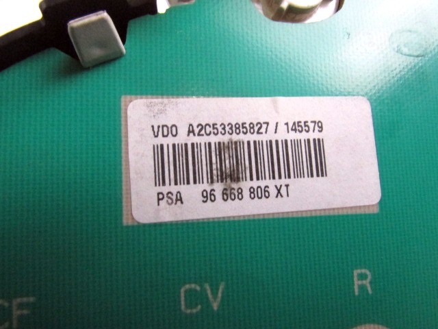 KILOMETER STEVEC OEM N. 96668806XT ORIGINAL REZERVNI DEL CITROEN C3 MK2 SC (2009 - 2016) DIESEL LETNIK 2012