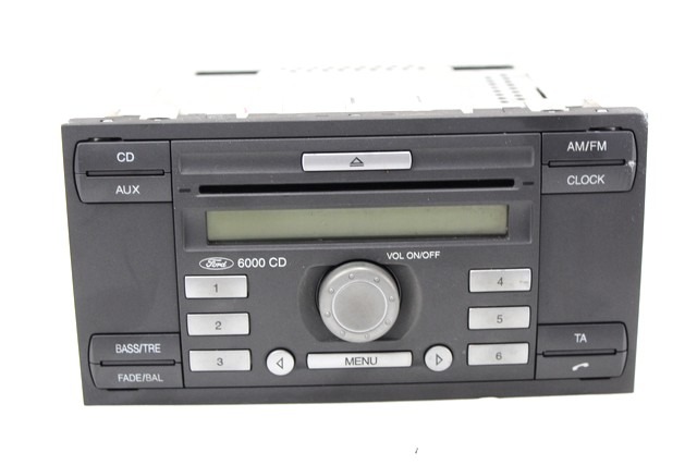 RADIO CD / OJACEVALNIK / IMETNIK HIFI OEM N. 6S61-18C815-AG ORIGINAL REZERVNI DEL FORD FIESTA JH JD MK5 R (2005 - 2008) DIESEL LETNIK 2006