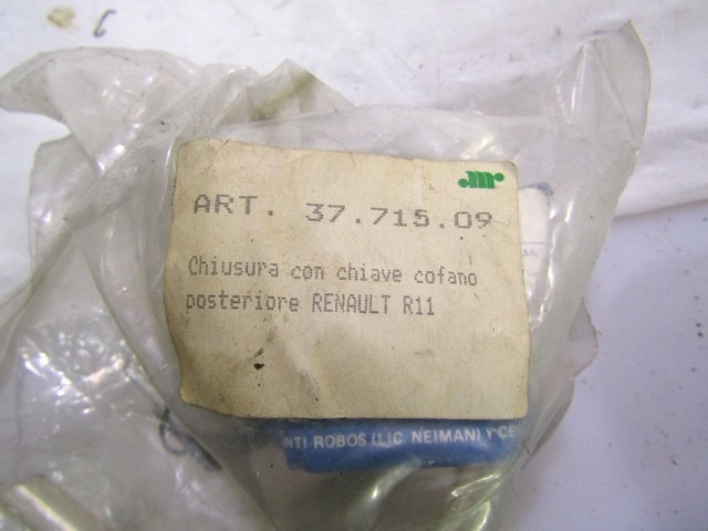 ZAKLEPANJE PRTLJA?NIH VRAT  OEM N. 3771509 ORIGINAL REZERVNI DEL RENAULT 11 B/C37 (1983 - 1989)BENZINA LETNIK 1983