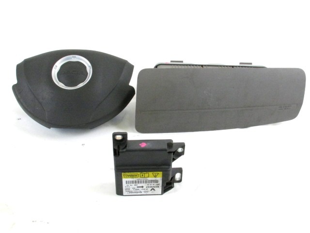 KIT AIRBAG KOMPLET OEM N. 31086 KIT AIRBAG COMPLETO ORIGINAL REZERVNI DEL DACIA SANDERO MK1 (2008 - 2012) BENZINA LETNIK 2009