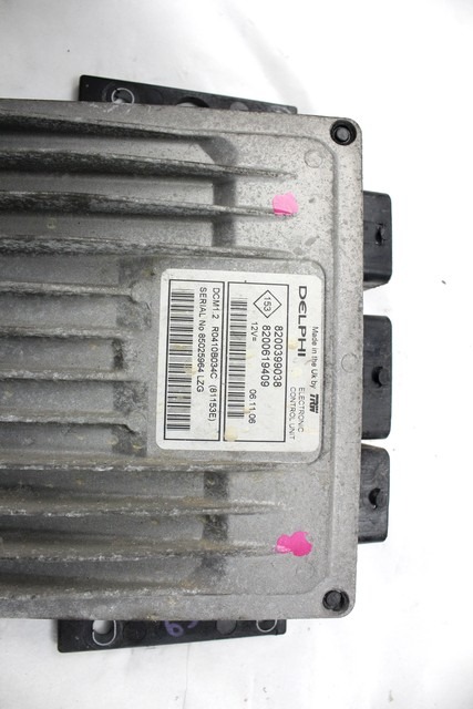 KOMPLET ODKLEPANJE IN VZIG  OEM N. 19051 KIT ACCENSIONE AVVIAMENTO ORIGINAL REZERVNI DEL RENAULT CLIO BR0//1 CR0/1 KR0/1 MK3 (2005 - 05/2009) DIESEL LETNIK 2007