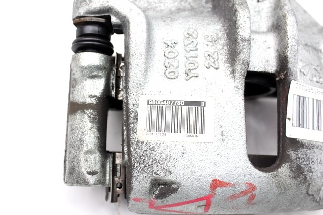 SPREDNJE DESNE ZAVORNE CELJUSTI  OEM N. 9805497780 ORIGINAL REZERVNI DEL PEUGEOT 208 CA CC MK1 (2012 -2019) BENZINA/GPL LETNIK 2018