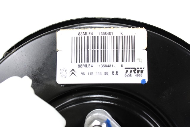 SERVO OJACEVALNIK ZAVOR S PUMPO OEM N. 9811514380 ORIGINAL REZERVNI DEL PEUGEOT 208 CA CC MK1 (2012 -2019) BENZINA/GPL LETNIK 2018