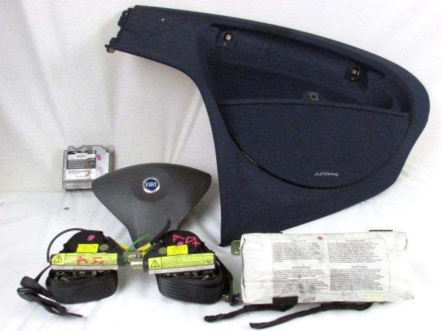 KIT AIRBAG KOMPLET OEM N. 16862 KIT AIRBAG COMPLETO ORIGINAL REZERVNI DEL FIAT MULTIPLA 186 R (2004 - 2010) DIESEL LETNIK 2005