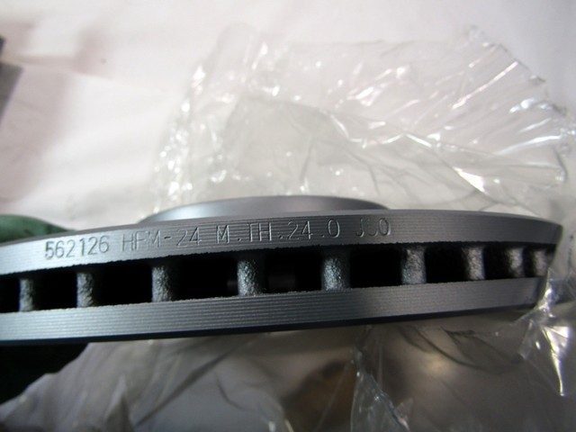 SPREDNJI ZAVORNI DISKI OEM N. 4246P7 ORIGINAL REZERVNI DEL PEUGEOT 607 9D 9U (1999 - 2005) DIESEL LETNIK 2002