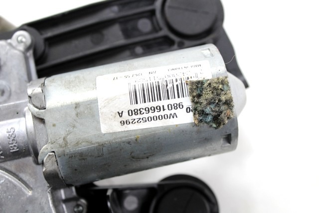 MOTORCEK ZADNJEGA BRISALCA OEM N. 9801666380 ORIGINAL REZERVNI DEL CITROEN C4 CACTUS (2014 - 2018)DIESEL LETNIK 2015